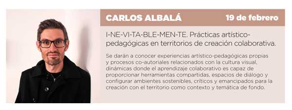 fragmento cartel conferencia-bellas artes-carlos albala